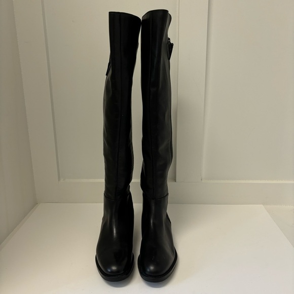 Cole Haan Chase Leather Round toe Over-The-Knee Boots Sz 6B - Picture 6 of 11